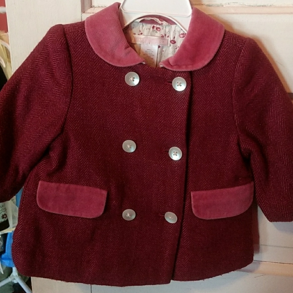 Janie and Jack girls wool peacoat